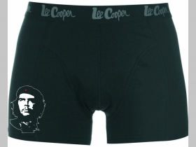 Che Guevara čierne trenírky BOXER s tlačeným logom, top kvalita 95%bavlna 5%elastan